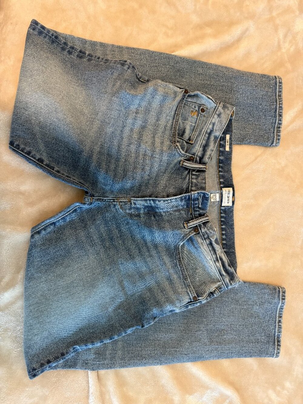 Todd Snyder Stretch Denim Jeans in a Light Blue Wash 32 x 32 Slim Fit